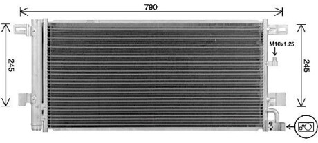 Радіатор кодиціонера ava cooling ai5439d