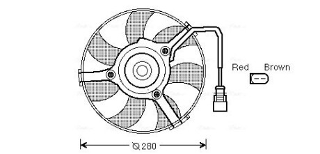 Вентилятор ava cooling ai7516