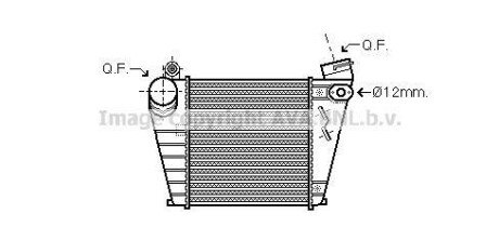 AVA VW Інтеркулер GOLF IV 1.9 00-, SKODA, AUDI, SEAT ava cooling aia4200