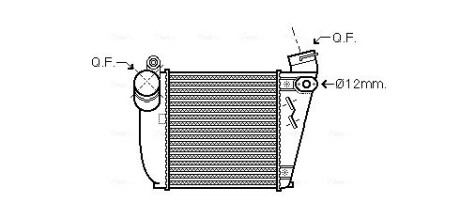 Охолоджувач наддувального повітря ava cooling aia4354