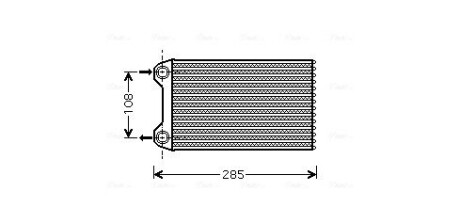 Радиатор отопителя салона Audi A4 04>08 AVA ava cooling aia6223