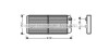 AVA LAND ROVER Радіатор опалення DISCOVERY 2.0, 3.5, 4.0 ava cooling au6180 (фото 1)