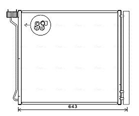 Радиатор кодиционера ava cooling bw5474d