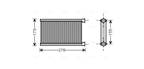 Теплообменник, Система отопления салона ava cooling bw6344