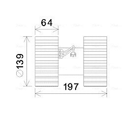 Вентилятор отопителя салона BMW 3 (E46) (98-05), X3 (E83) (04-) AVA ava cooling bw8480