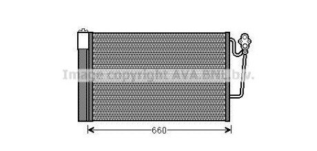 AVA BMW Радіатор кондиціонера (конденсатор) Mini Cooper, One, Clubman, Countryman, Paceman ava cooling bwa5363d