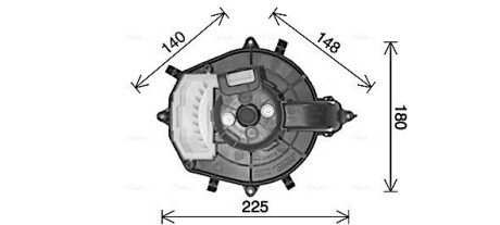 Компресор салону ava cooling cn8316