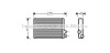 AVA CITROEN Радіатор опалення Berlingo, C4 Picasso, C5 III,Peugeot 407,Partner 08- ava cooling cna6305 (фото 1)