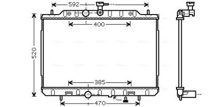 Радиатор охлаждения (выр-во AVAl) ava cooling dn2292