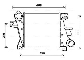 Охладитель наддувочного воздуха ava cooling dn4412