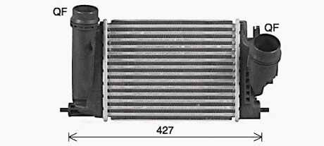 Охладитель наддувочного воздуха ava cooling dn4469