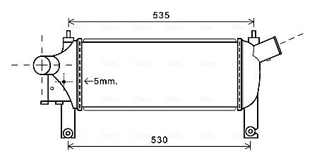 Охолоджувач наддувального повітря ava cooling dna4339