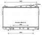 Радиатор охлаждения двигателя Chevrolet Epica 2,0-2,5i 06> AT/MT AC+/- AVA ava cooling dw2135 (фото 1)