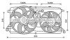 AVA FORD Вентилятор радіатора TRANSIT 2.2 06- ava cooling fd7579 (фото 1)