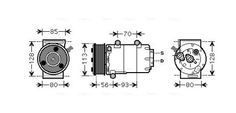 Компресор ava cooling fdak416