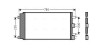 Конденсатор кондиционера DOBLO 14i MT 05 (выр-во AVA) ava cooling ft5342d (фото 1)