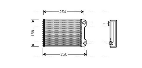 Теплообменник, Система отопления салона ava cooling fta6242