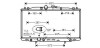 Радіатор охолодження двигуна Honda Accord 2,4i 03>08 MT6 AT5 AC+/- AVA ava cooling hd2179 (фото 1)