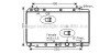 AVA HONDA Радіатор охолодження двиг. CR-V II 2.2 CTDi 05-, FR-V 2.2 i CTDi 05- ava cooling hd2215 (фото 1)