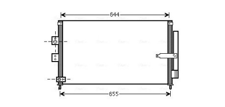 Радиатор кодиционера ava cooling hd5223d