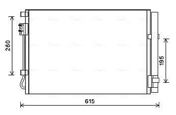 Радіатор кодиціонера ava cooling hy5269d