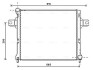 Радиатор, Система охлаждения двигателя ava cooling jea2064 (фото 1)