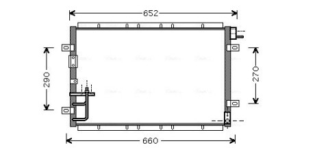 Радиатор кодиционера ava cooling ka5030