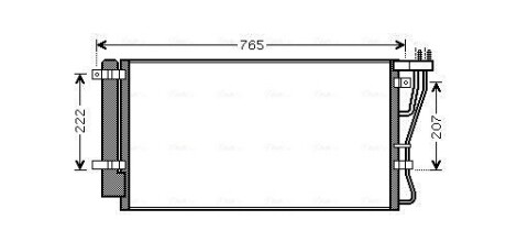 Радіатор кодиціонера ava cooling ka5105d (фото 1)