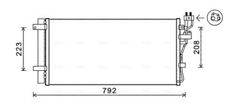 Радиатор кодиционера ava cooling kaa5148d