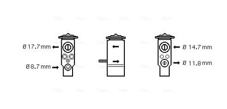 Розширювальний клапан ava cooling ms1111