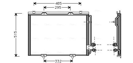 Радиатор кодиционера ava cooling ms5232