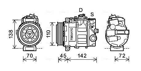 Компрессор ava cooling msak615