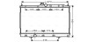 Радиатор охлаждения двигателя Mitsubishi Outlander 2,0i 2WD/4WD 5MT AC+/- 03>06 AVA ava cooling mt2183 (фото 1)