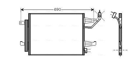 Радиатор кодиционера ava cooling mta5177d