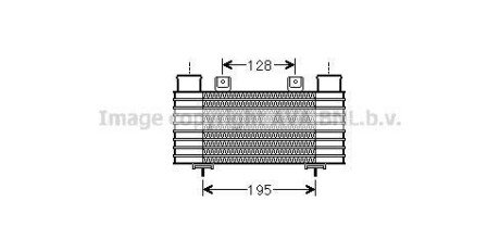 AVA FORD Інтеркулер RANGER 2.5 99-, MAZDA ava cooling mz4239