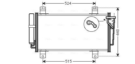 Радиатор кодиционера ava cooling mza5231d