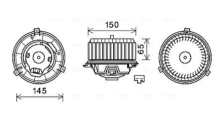 Компрессор салона ava cooling ol8674