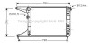 AVA OPEL Радіатор охолодження двиг. OMEGA B 2.0 94- ava cooling ola2201 (фото 1)
