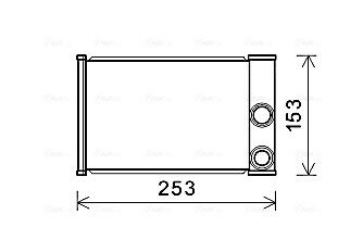 Теплообмінник, Система опалення салону ava cooling ola6680