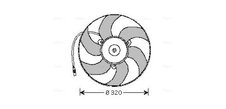 Вентилятор ava cooling pe7513