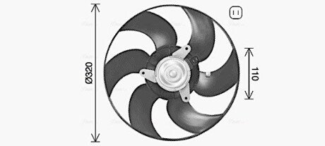 Вентилятор ava cooling pe7563