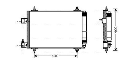 Радиатор кодиционера ava cooling pea5286d