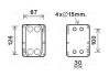 Радиатор масляный Nissan/Opel/Renault (выр-во AVA) ava cooling rt3631 (фото 1)