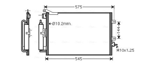 Радиатор кодиционера ava cooling rt5417d