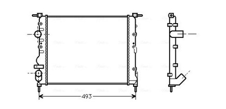 Радіатор, Система охолодження двигуна ava cooling rta2218