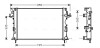 Радиатор охлаждения двигателя Renault Laguna II 1,6-2,0i 1,9d 01>07 AVA ava cooling rta2290 (фото 1)