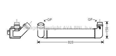 AVA RENAULT Інтеркулер Fluence 1.5dCi/2.0 16V 10- ava cooling rta4461