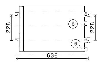 Радиатор кодиционера ava cooling rta5467d