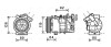 Компресор RENAULT MEGANE 2.0i/SCENIC 1.9DCi (AVA) ava cooling rtak492 (фото 1)