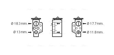 Розширювальний клапан ava cooling vn1311